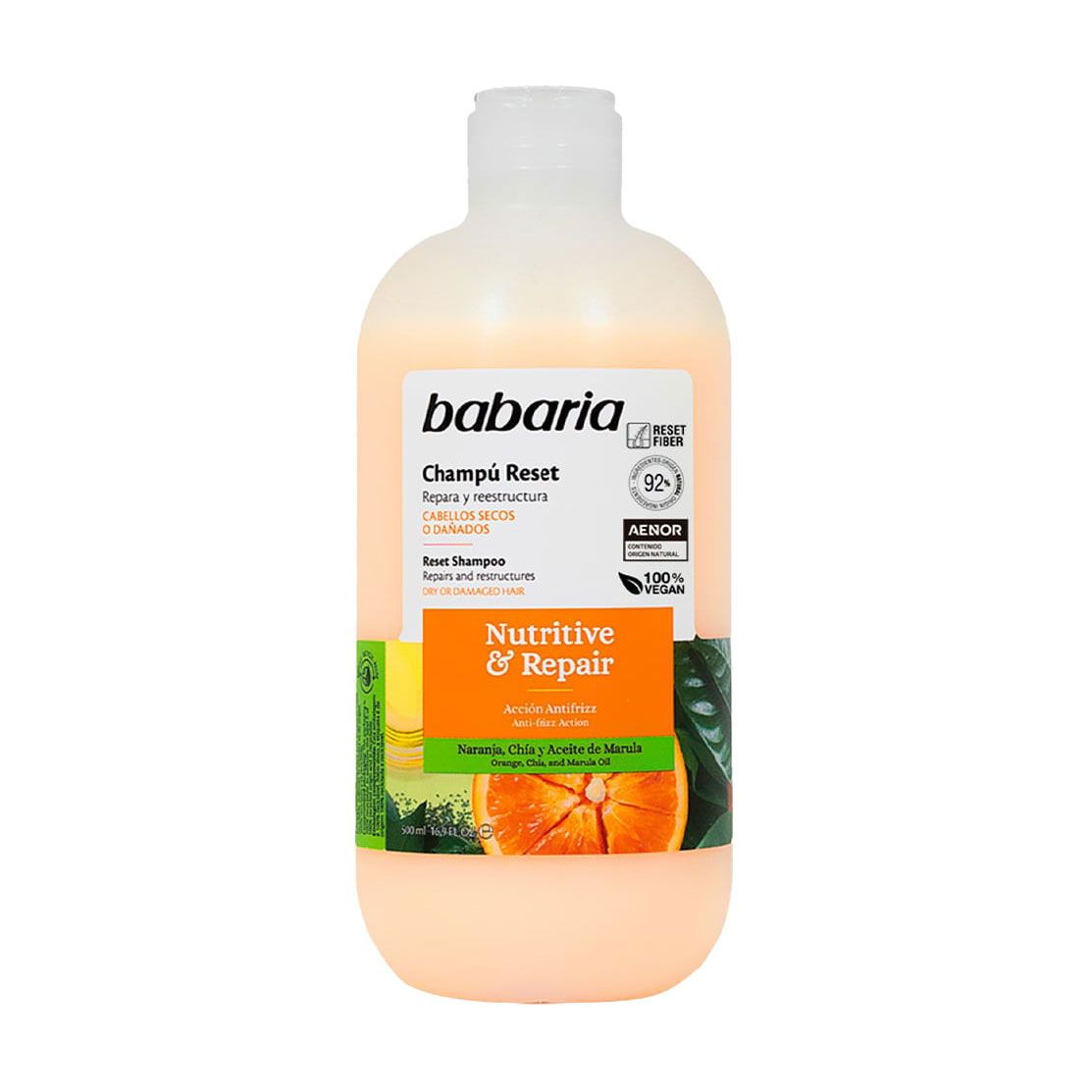 Шампунь Babaria Nutritive &amp; Repair Shampoo Відновлення та живлення сухого волосся, 500 мл